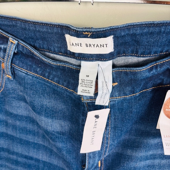 Lane Bryant Wide Leg Crop Jean NWT Size 18 - Picture 3 of 4